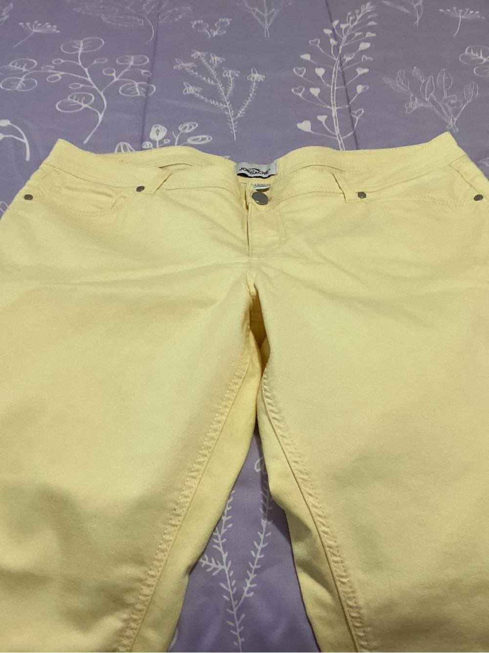 Jordache Pale Yellow Women's Skinny Jeans